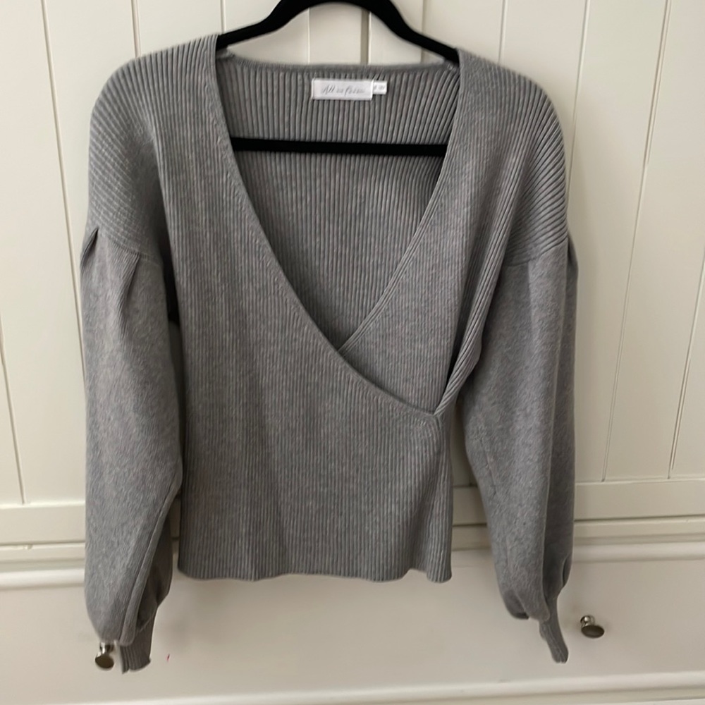Grey Woman Sweater
